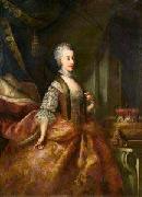 Johann Gottfried Auerbach Archduchess Maria Amalia of Austria Sweden oil painting artist
